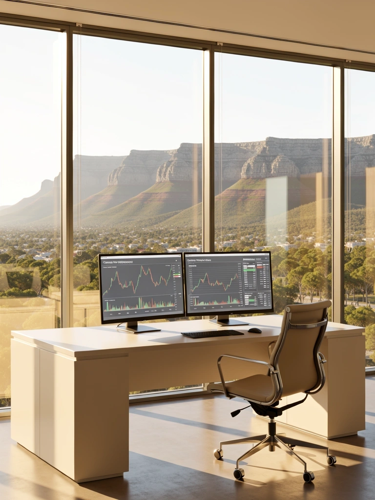 Financial office environment in Cape Town